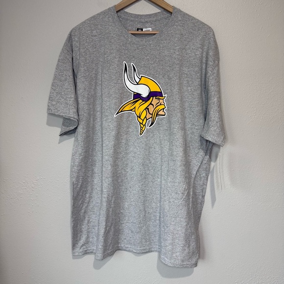 NFL Other - NWT NFL Team Apparel Minnesota Vikings Gray Graphic Tee – Size XL